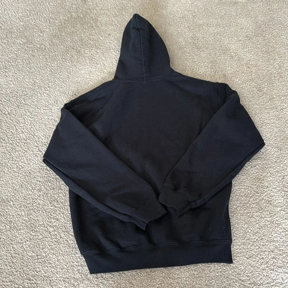 Italia Black Hoodie Size small
